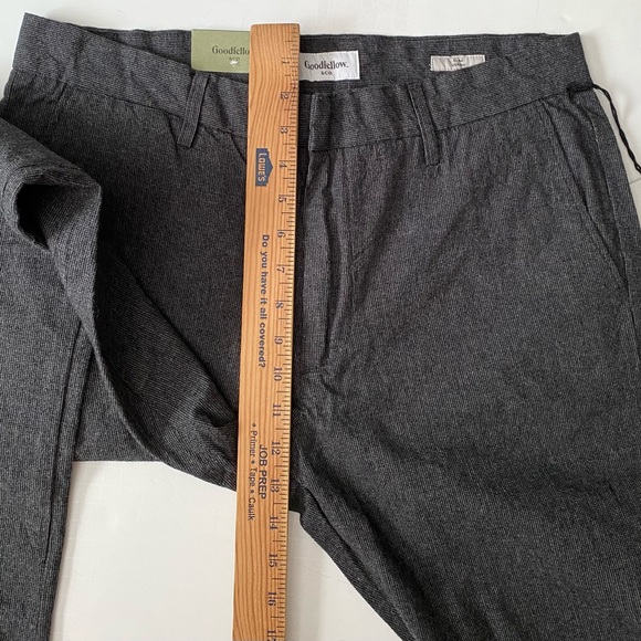 Goodfellow & Co Men's Slim Trouser Size: 34X32 Iconic Ski( pin) - Picture 7 of 15